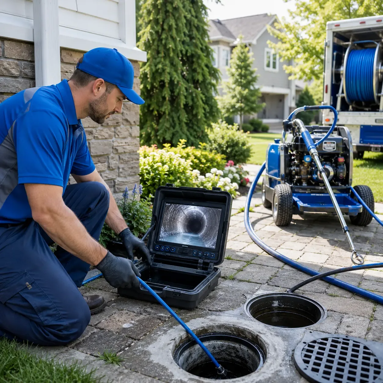 Outdoor drain cleaning professionals serving Georgetown, KY